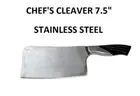 7.5" Cleaver Knife Bone Chopper Butcher Chopping Stainless Steel