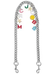 Marc Jacobs Bold Chain Shoulder Strap - Silver - One Size One Size