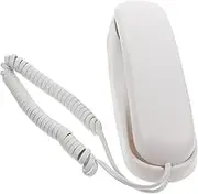 SOPOTUTU Wall Mounted Mini Telephone Portable Corded Phone for Home Hotel Office Easy to Use Interface with Elegant Design Lightweight Compact Wall Hanging Phone
