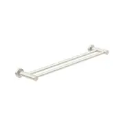 Amelie Round Double Towel Rail 600mm Brushed Nickel BDO2024DBN