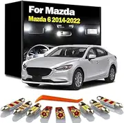13Pcs Vehicle LED Interior Reading Light Kit, For Mazda 6 Mazda6 2014 2016 2017 2018 2019 2020 2021 2022 Car Accessories