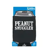 Peanut Smuggler - Funny Novelty Stubby Holder With Base