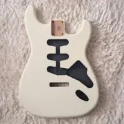 Handmade Stratocaster Body 2-piece alder wood, Olympic white satin finish