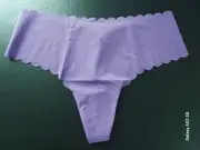 NWT Victoria's Secret Raw Cut Scalloped Cheeky Panty No Show Size Medium (316)