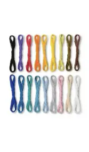 18ct Cotton Thread Set – Hand Made Modern - Embroidery Floss - Kids Craft - New