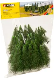 HO Scale Scenery - 26319 - Spruce Trees 6 - 15 cm, 25 pieces