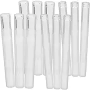 ASAKKURA 12Pcs Empty Cuticle Oil Pens Transparent Nail Oil Tubes for Easy Filling Portable Lip Gloss Pens for DIY Nail Care and Storage