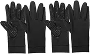 [Gogogmee] Fiber Compression Hand Gloves Full Finger Cycling Gloves for Men Non-Slip Outdoor Sports Fitness