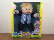 Cabbage Patch Kids 14" Boy Plush Doll Blonde Hair Blue Eyes Baseball *BRAND NEW*