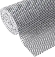 Shelf and Drawer Liner for Kitchen Cabinets Non-Adhesive, Non Slip Durable Strong Clean Long Size 12 Inches X 10 Feet, Shelves, Cabinets, Storage, Kitchen and Desks, Light Gray