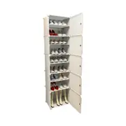 White Cube DIY Shoe Cabinet Rack Storage 1 Column 10 Row