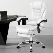 ALFORDSON Office Chair Executive Gaming Computer Racer PU Leather Seat Recliner