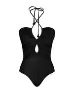 Johanna Ortiz Coral Reef Tassel Tie One Piece Swimsuit
