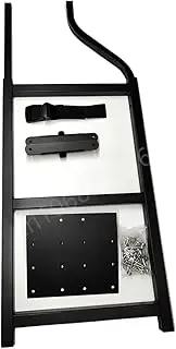 Universal Pickup Truck Tailgate Ladder Compatible for Pickup Truck Black 42 Inch Ladder Durable Steel Powder Coat