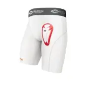 Compression Shorts with Protective Bio-Flex Cup, Moisture Wicking Vented