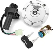 Ignition Switch for CB 750 CB 1300 35010-MW3-611 35010-MW3-610 Gas Fuel Tank Cap Seat Ignition Switch Start Lock Key Set Motorcycle Ignition Switch Lock