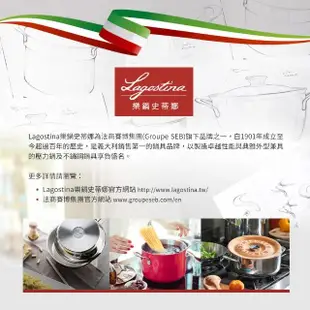 【Lagostina 樂鍋史蒂娜】不鏽鋼刀具系列20CM西式主廚刀