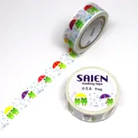 在飛比找誠品線上優惠-日本 SAIEN 和紙膠帶/ 青蛙