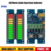 LED Music Audio Spectrum Indicator Dual Channel Stereo VU Meter Display Module