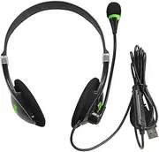 Wired USB Headset | Noise Canceling Headphones for Meeting - Ultra Comfort Earphones with Volume & Mic Mute for Zoom, Chatting Software, Call Center,