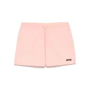 [Calvin Klein Underwear] Calvin Klein Underwear Logo-patch Swim Shorts XL PINK