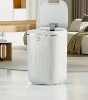 20L Smart Trash Bin Automatic Sensor Trash Can Kitchen Bathroom Wastebasket Garb