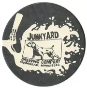 Junkyard Brewing Co Beer Coaster Moorhead MN