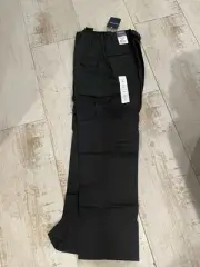 Mens Propper Black Uniform Cargo Pants Stretch Waist Tactical 40x36 NWT