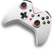 ariv hommey Wireless Controller for Xbox One, Controller Remote Gamepad Compatible with Xbox X/S,Xbox series X/S,PC,with Dual Motors,Turbo Burst function,2.4G wireless joystick White and Red