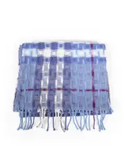 Blue Tartan Pattern Scarf