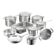 10 Piece Cookware Set SCANPAN Impact Boil Cook Fry
