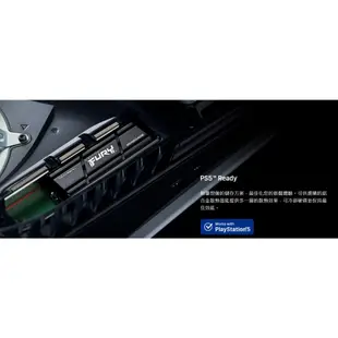 Kingston FURY Renegade 2TB M.2 PCIE 4.0 SSD PS5 含散熱片固態硬碟