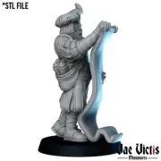 Herald Human Messenger Poet Miniature DnD D&D Pathfinder RPG