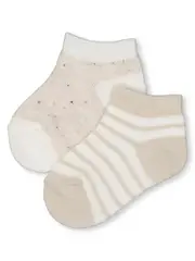 Baby Low Cut Socks. 2 Pack