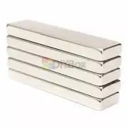 10Pcs Big Strong Block Bar Fridge Magnets 40x10x4mm Rare Earth Neodymium N52
