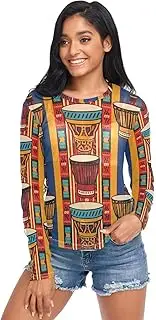 [RPLIFE] Vibrant African Tribal Mesh Tops, Sheer Shirt S-XXL