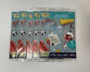 Shrinky Dinks Bright White Creative Pack, 5 Packs Of 6, 30 Sheets Total, New