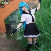 在飛比找ETMall東森購物網優惠-貓老師凹凸安莉潔COS服裝全套cosplay世界水手服JK制