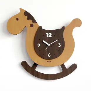 北歐風搖擺兔造型掛鐘 裝飾藝術時鐘 簡約客廳掛鐘 (8.3折)