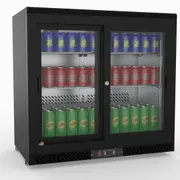 Thermaster Double Sliding Door Drink Cooler SC248SD