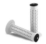 Old School 702 AME BMX Retro Bike Grips - A'ME Grip Savers Included - WHITE