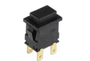 Bulgin 8300 Series Push Button Switch, Momentary, Panel Mount, DPDT, 250V ac
