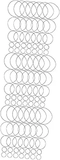 jojofuny 150pcs Square Cassette Belts for Recorder Maintenance Drive Belts for Cassette Players Video Devices and DVD Drives Restore Speeds Reduce Noise Flexible Use