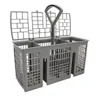 Dishwasher Silverware Basket Holder for Spoons, Forks, Knives, & Utensils