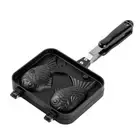 Aluminum Taiyaki Maker Double Fish Shaped Mould Pancakes Cooking Supplies