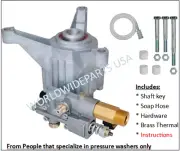 2800 psi POWER PRESSURE WASHER WATER PUMP Campbell Hausfeld PW2200V4LE