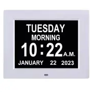 TMC [Newest Version Digital Day Calendar Clock -Extra Large Date Day Time of ...