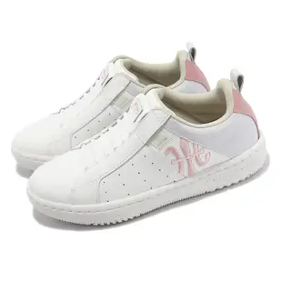 Royal Elastics 休閒鞋 Icon 2.0 白 粉紅 女鞋 真皮 彈力帶 經典款 ACS 96523-061