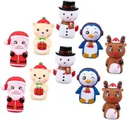 WHAMVOX Adorable Kids Finger Puppets Family Puppet Toys for Toddlers Christmas Present Ideas