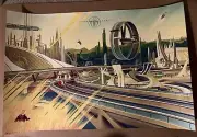 Tomorrowland Kevin Tong Poster Art Print Mondo Movie Disney Film Brad Bird